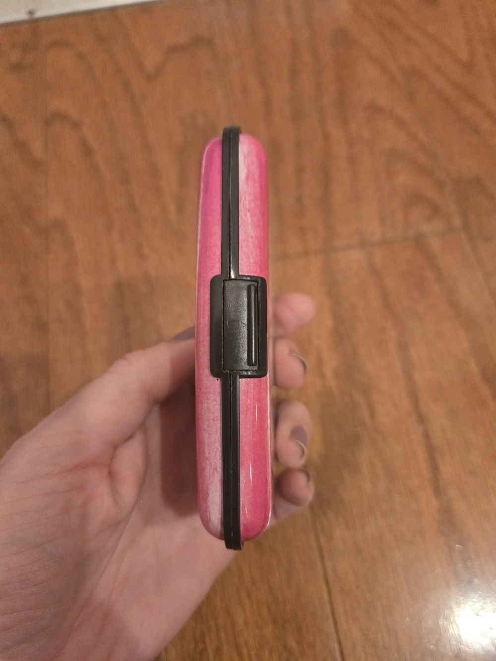 Pink Butterfly Infinity Hard Wallet - Picture 2 of 3